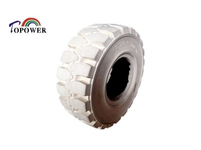 高品质电动叉车实心轮胎21X8-9实心橡胶轮胎图1